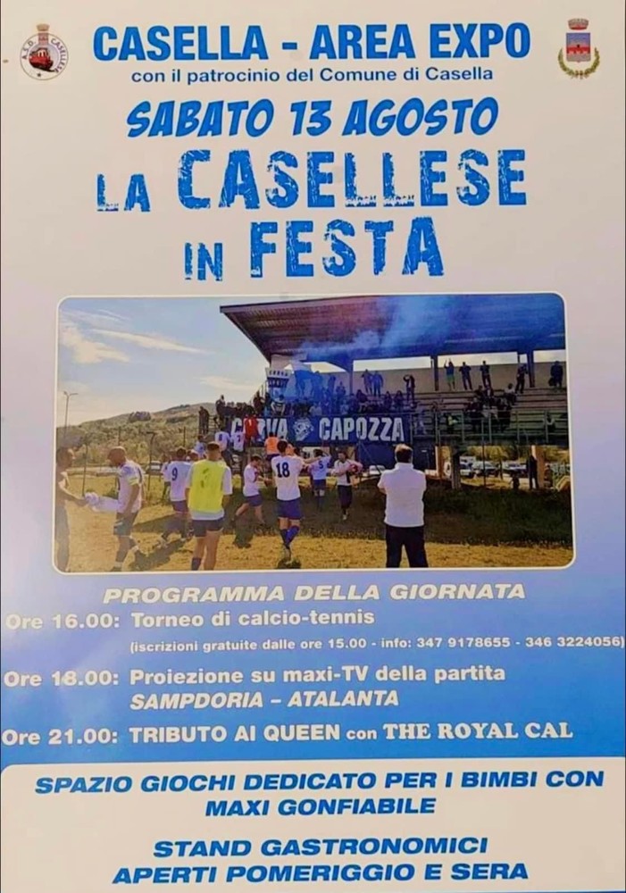 CASELLESE IN FESTA Appuntamento sabato 13 agosto