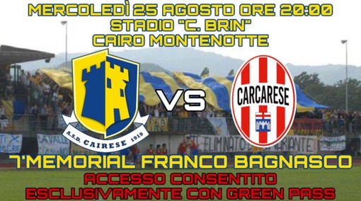CAIRESE-CARCARESE DOMANI AL “BRIN” PER RICORDARE FRANCO BAGNASCO