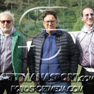 D'Acierno con il vicepresidente Gualtieri e il ds Catania