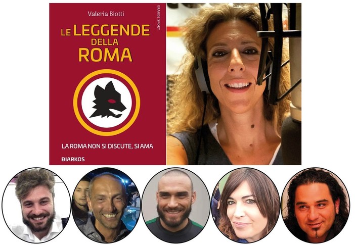 STASERA ALLE 21.30 &quot;Le leggende della Roma&quot; con l'autrice e i tifosi giallorossi del calcio ligure