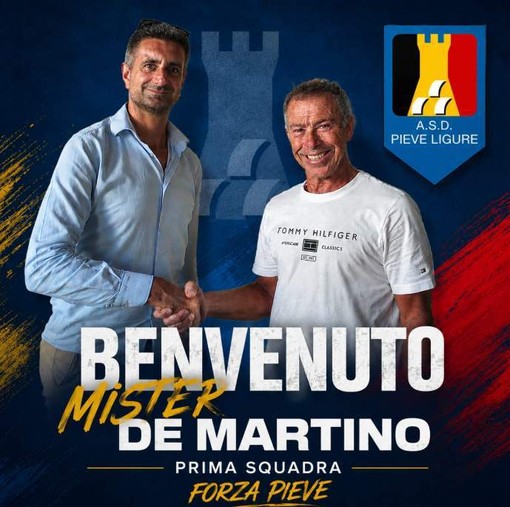 PIEVE LIGURE De Martino nuovo mister, in arrivo tante novità PIEVE LIGURE De Martino nuovo mister, in arrivo tante novità