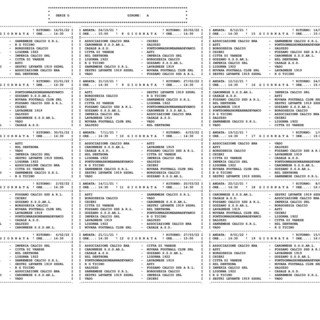 SERIE D GIRONE A Ecco il calendario