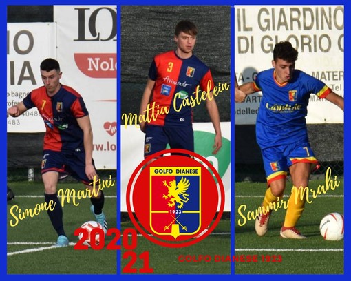 Golfo Dianese 1923 Tre conferme dei giovani per il sodalizio del presidente Spandre