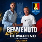 PIEVE LIGURE De Martino nuovo mister, in arrivo tante novità PIEVE LIGURE De Martino nuovo mister, in arrivo tante novità
