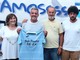 Anna Durio con Flachi, il presidente Revello e il ds Sonetti