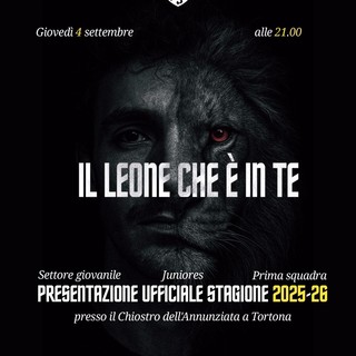 DERTHONA Giovedi 4 Settembre Presentazione Ufficiale Stagione 2025-2026