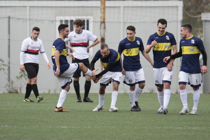 Chiappori dopo la tripletta alla Sampierdarenese nello scorso campionato