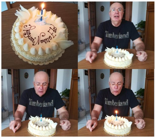 La torta per i 71 anni di Edo Esposito!