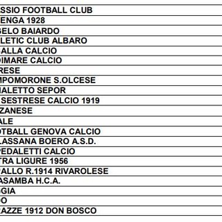 ECCELLENZA Ci saranno due gironi da 22 squadre