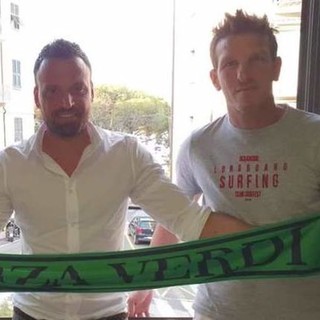 Fabio Lorieri con mister Fasano