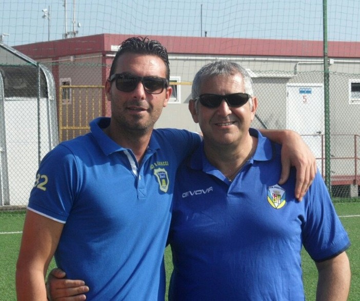 Diego Fazio con l'amico Mimmo Zappia