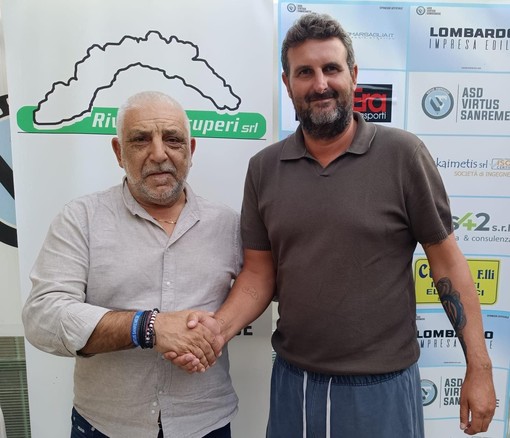 VIRTUS SANREMESE Ufficiale, panchina a Fiuzzi VIRTUS SANREMESE Ufficiale, panchina a Fiuzzi