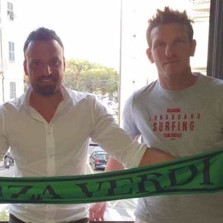 Fabio Lorieri con mister Fasano