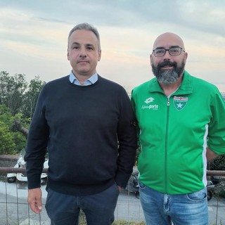 Simone Calabrese con il presidente Area Giovani Federico Fogli