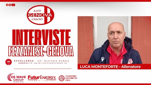 VIDEO/FEZZANESE VS GENOVA CALCIO Intervista a Luca Monteforte