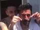 Alessio Ferraro scherza col suo grande amico Daniele Minnelli