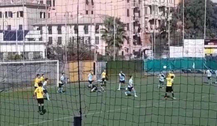VIDEO - Voltri-Golacademy 2-3, il gol del 2-2 di Tommaso Faraò