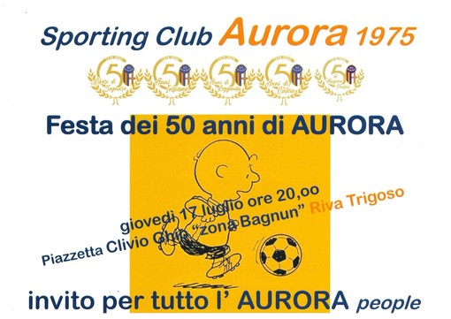 I 50 ANNI DELLO SPORTING CLUB AURORA RIVA