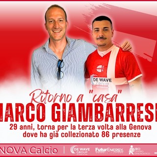 GENOVA CALCIO Il gradito ritorno di un difensore