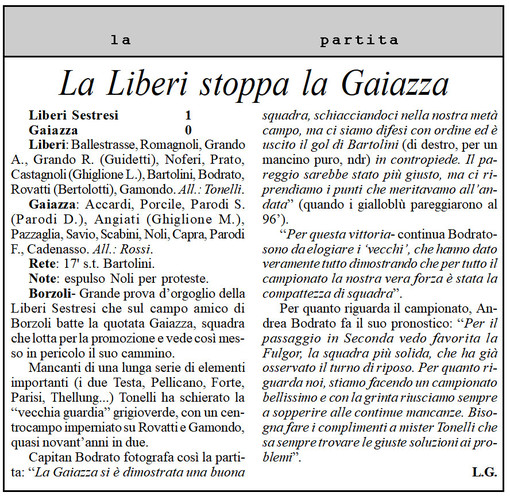 AMARCORD#120: riviviamo il calcio dei dilettanti...