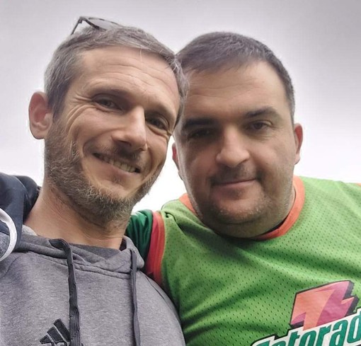 Garaventa (qui con Mario Lavagna) mister della settimana Garaventa (qui con Mario Lavagna) mister della settimana