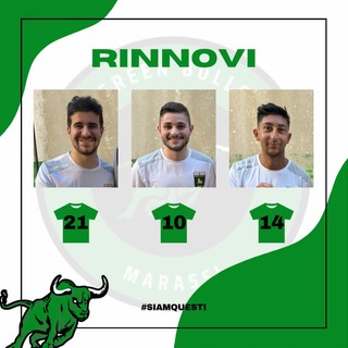 GREEN BULLS MARASSI Lo staff tecnico e la conferma dei 3 big