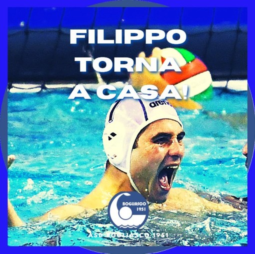 PALLANUOTO A2M: FILIPPO GAVAZZI TORNA A BOGLIASCO
