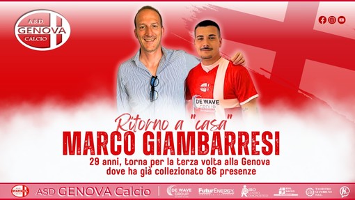 GENOVA CALCIO Il gradito ritorno di un difensore