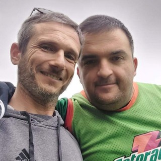 Garaventa (qui con Mario Lavagna) mister della settimana