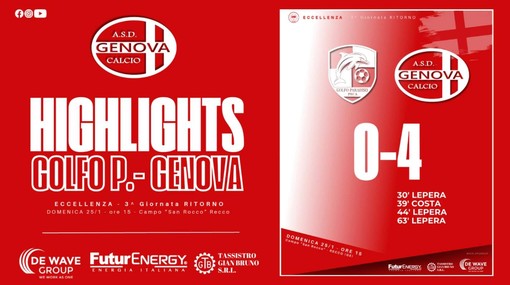 VIDEO/GOLFO PARADISO VS GENOVA CALCIO Le immagini del match