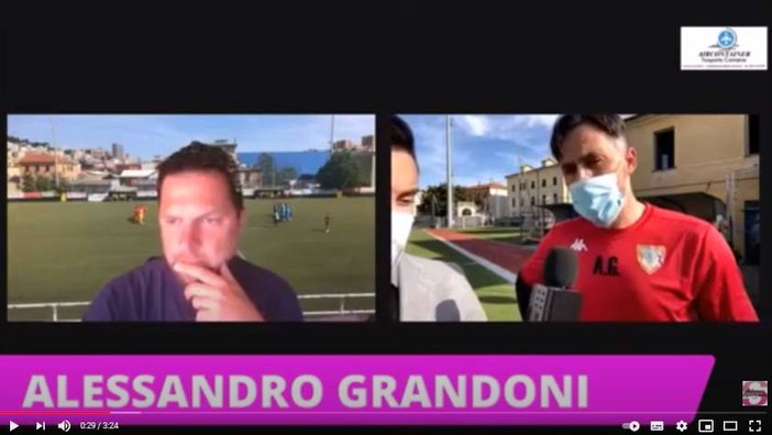VIDEO/ALESSANDRO GRANDONI dopo Finale-Albenga: &quot;Obiettivo minimo raggiunto, in attesa dei quarti di finale&quot;