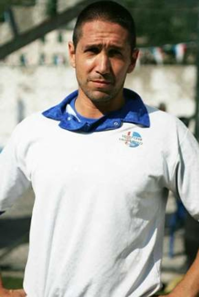 Gagliardi nel 2011 con la maglia del Ligorna