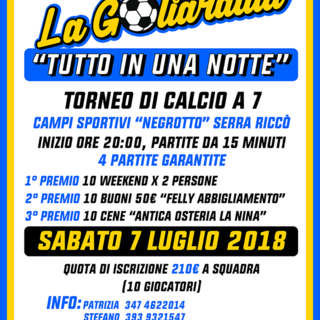 La terza edizione della &quot;Goliardata&quot;: ancora posti disponibili