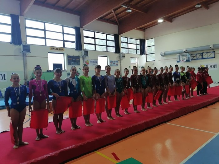 GINNASTICA Artistica Gold Allieve: doppietta PGS Auxilium, ori per Andrea Doria e US Sestri Ponente