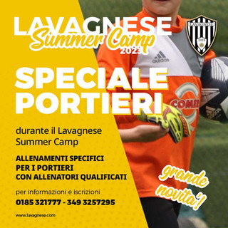 LAVAGNESE SUMMER CAMP 2023 - SPECIALE PORTIERI