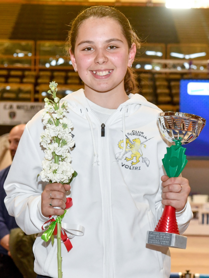 SCHERMA Argento per Giuditta Pistacchi a San Severo nella Seconda Prova del Grand Prix Under 14