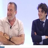 Sergio e Tommaso Imperato, insieme durante una trasmissione di Dilettantissimo Sergio e Tommaso Imperato, insieme durante una trasmissione di Dilettantissimo