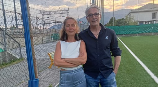 Ricagni con la presidentessa Irina Caruso
