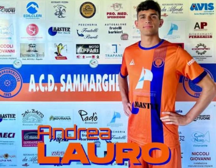 SAMMARGHERITESE Andrea Lauro è un nuovo calciatore orange SAMMARGHERITESE Andrea Lauro è un nuovo calciatore orange