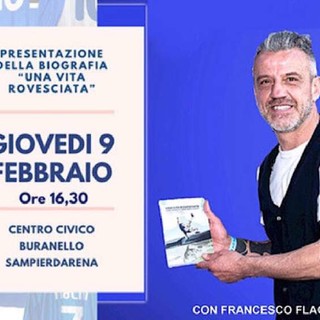 Centro Civico Buranello, giovedi 9 febbraio (16.30) Francesco Flachi presenta “Una vita rovesciata”