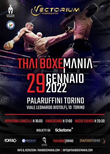 THAI BOXE MANIA: SI ACCENDONO I RIFLETTORI PER UNA NOTTE MONDIALE