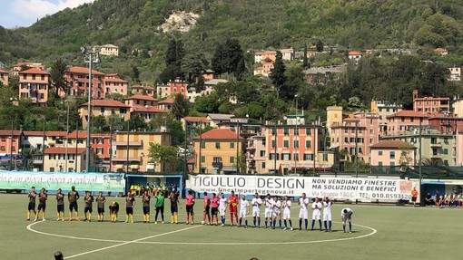 Le due squadre schierate