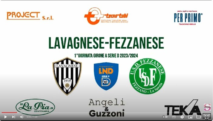 VIDEO/LAVAGNESE-FEZZANESE Gli highlights della partita