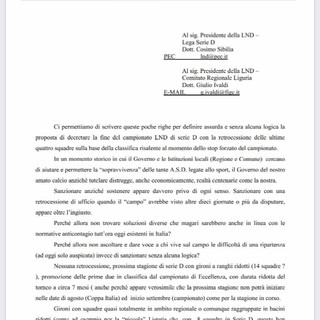 IL LIGORNA SI RIBELLA Scelta assurda e senza alcuna la logica