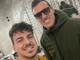 Luca Lo Cicero di Ottica Moradei con Gianluca Donato della Resistente