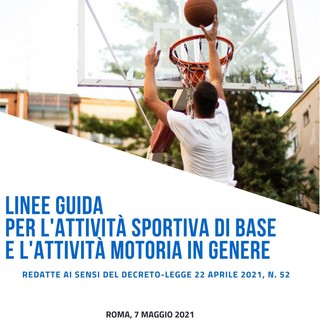 🟥 LINEE GUIDA PER L'ATTIVITA' SPORTIVA DI BASE E L'ATTIVITA' MOTORIA IN GENERE 🟥