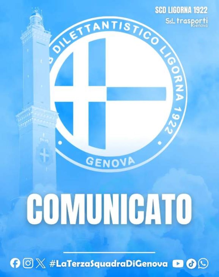LIGORNA "Prendiamo atto delle notizie riguardanti il nostro tesserato Alessio Rosa..."