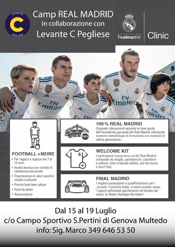 Camp Real Madrid con la Levante C Pegliese
