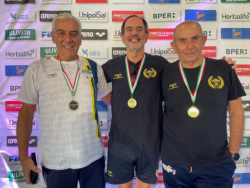RAPALLO NUOTO Cinque titoli italiani ai Campionati Master di Torino RAPALLO NUOTO Cinque titoli italiani ai Campionati Master di Torino