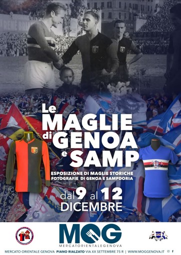 L'INIZIATIVA Le maglie di Genoa e Samp